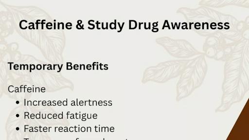 Caffeine & Study Drug Awareness